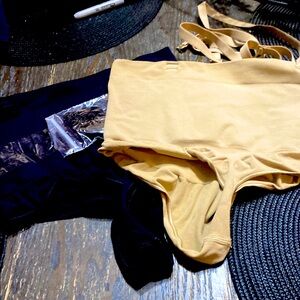 Women’s mid waist core sculpting thong shape wear